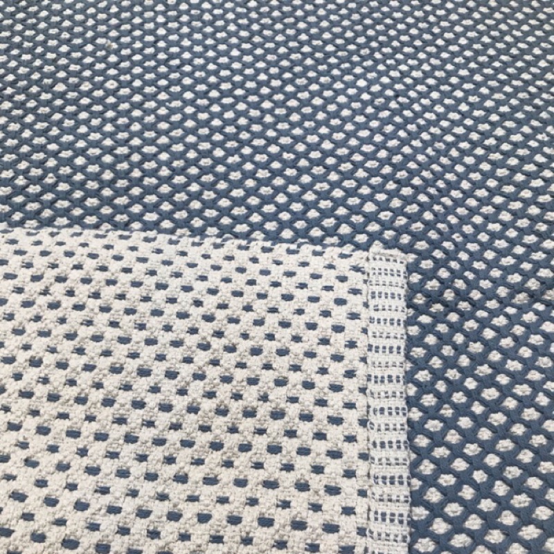 H&M 土耳其藍提花編織地毯（保留中） | 蝦皮購物