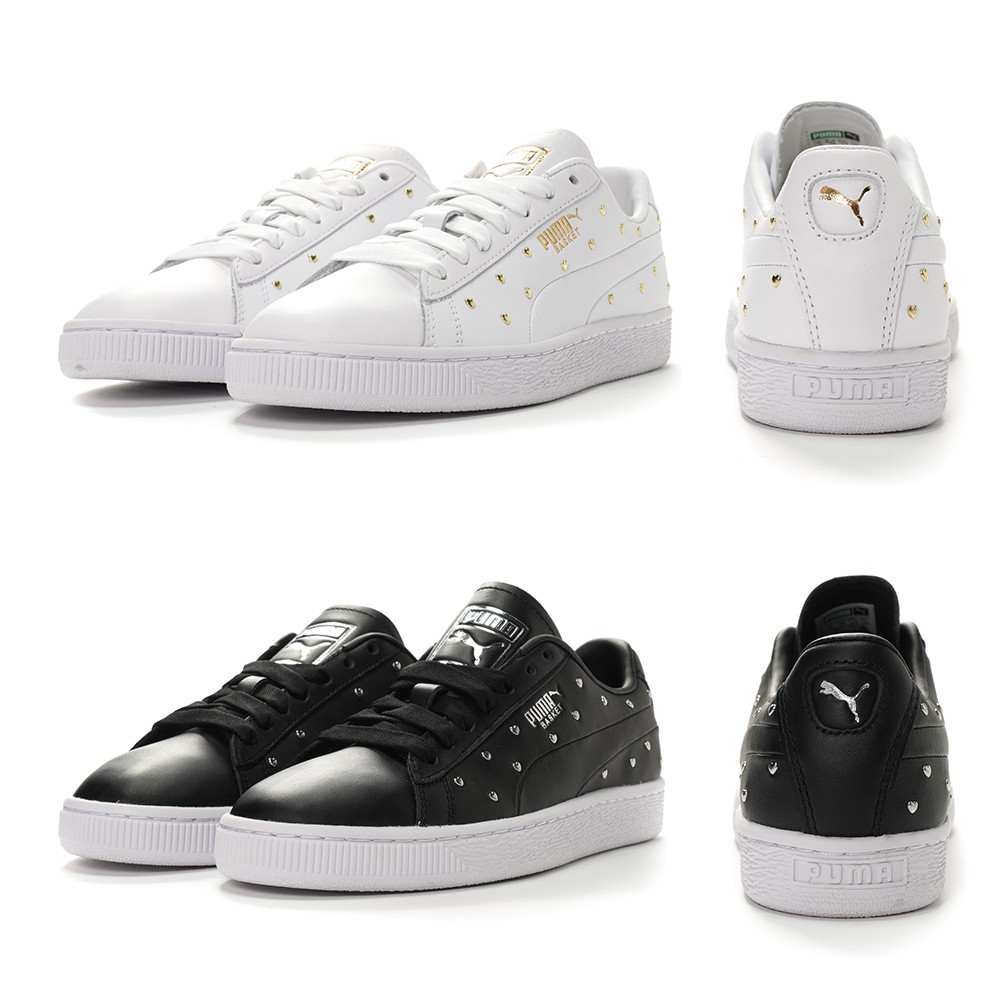 PUMA Basket Studs 女子愛心鉚釘休閒鞋 36929802/36929801