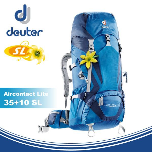 Deuter 德國 ACT Lite 35+10SL 拔熱式透氣背包《深藍/藍》/3340015/雙肩後背包/悠遊山水