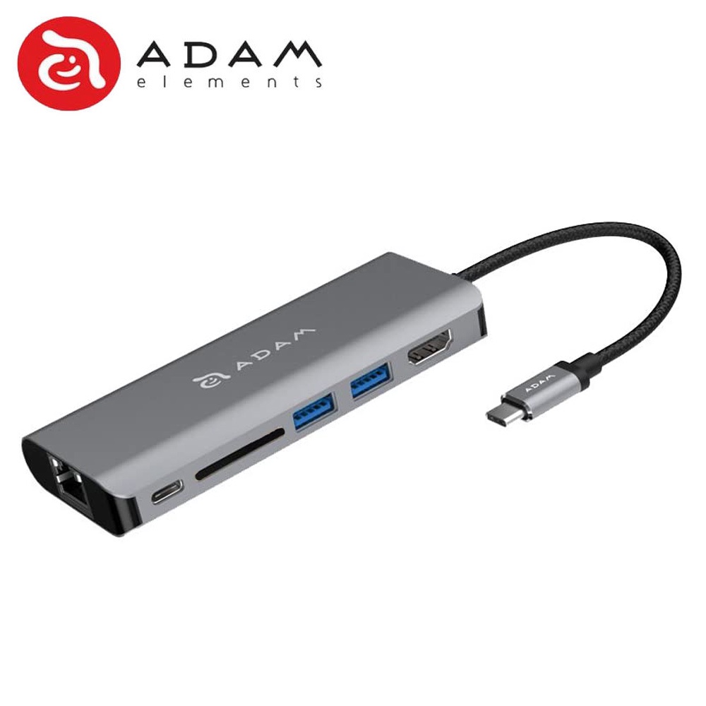 含稅 亞果元素 CASA Hub A01 USB 3.1 Type C 6 port 多功能集線器 亞果- 太空灰