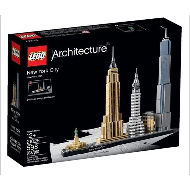 [精緻貨] 好康代買！LEGO 樂高紐約建築系列 21028 New York City 自由女神帝國大廈熨斗大廈