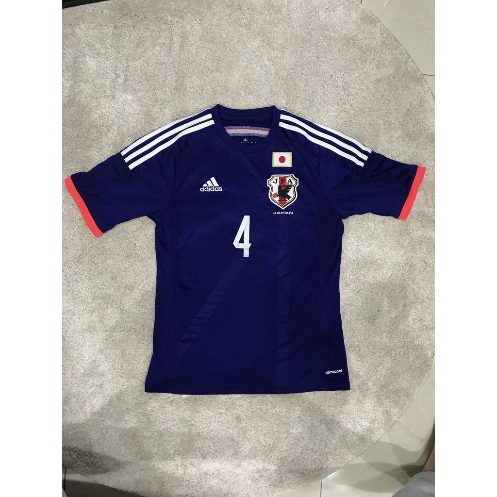 二手 Adidas 選手級 本田圭佑款 足球14年日本代表衣服authentic 尺寸 M 蝦皮購物