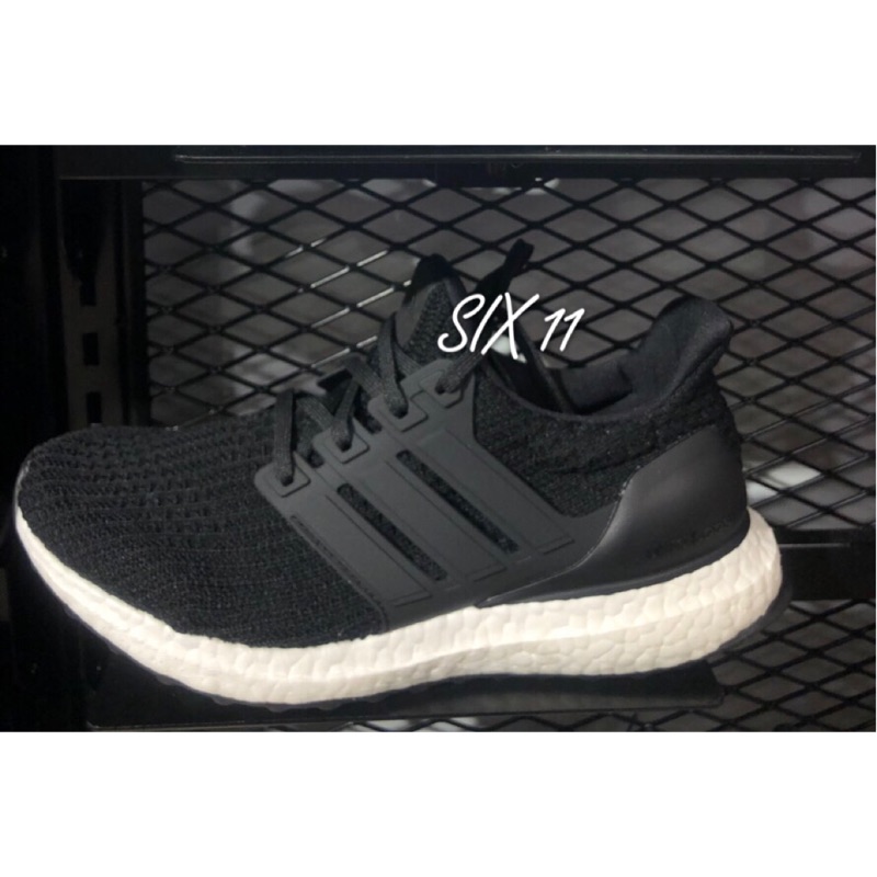 @SIX@ADIDAS ULTRA BOOST 4.0 黑白 編織 馬牌底 男鞋 BB6166