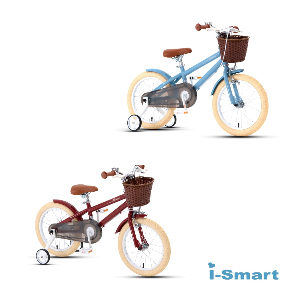 Royalbaby 馬卡龍復古風 14吋 兒童自行腳踏車 (兩色可選) i-Smart 商城旗艦館