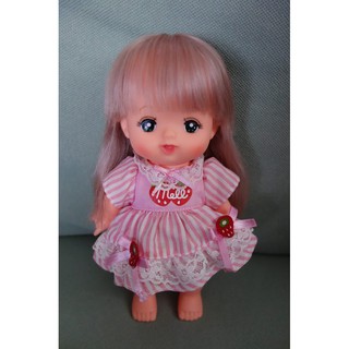 長髮 小美樂 草莓洋裝 娃娃 mell 家家酒 玩具 女孩