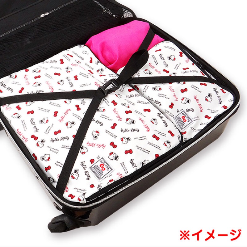 【PINK】 Hello Kitty 日本製旅行收納袋/行李收納/衣物收納袋