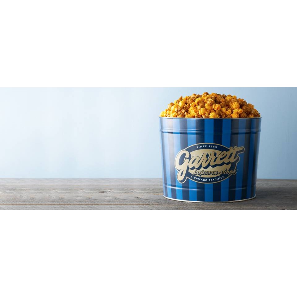 《哈屁喵代購》美國爆米花Garrett Popcorn（101店代購）二加侖桶裝-全部口味