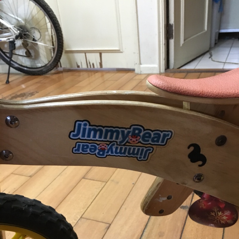 Jimmy bear 木製滑步車 6-7成新