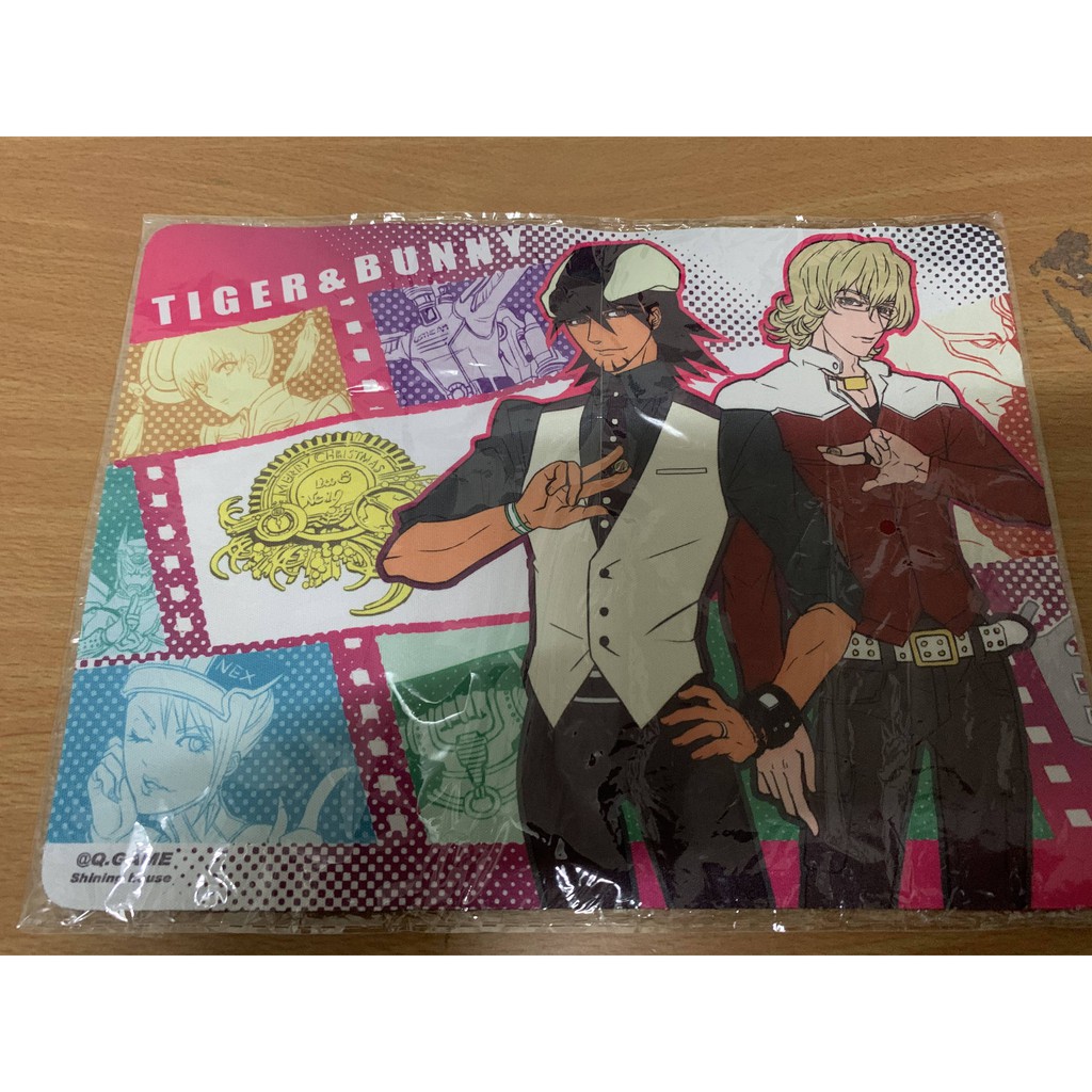 Tiger Bunny Tiger Bunny 虎與兔同人周邊虎徹巴納比眼鏡布便條紙滑鼠墊 蝦皮購物
