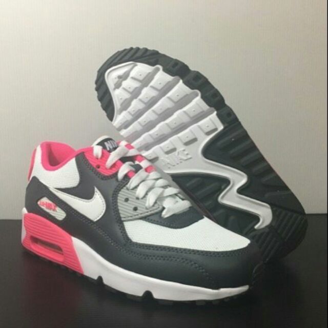 NIKE AIR MAX 90 MESH GG 黑粉 女款5 833340001