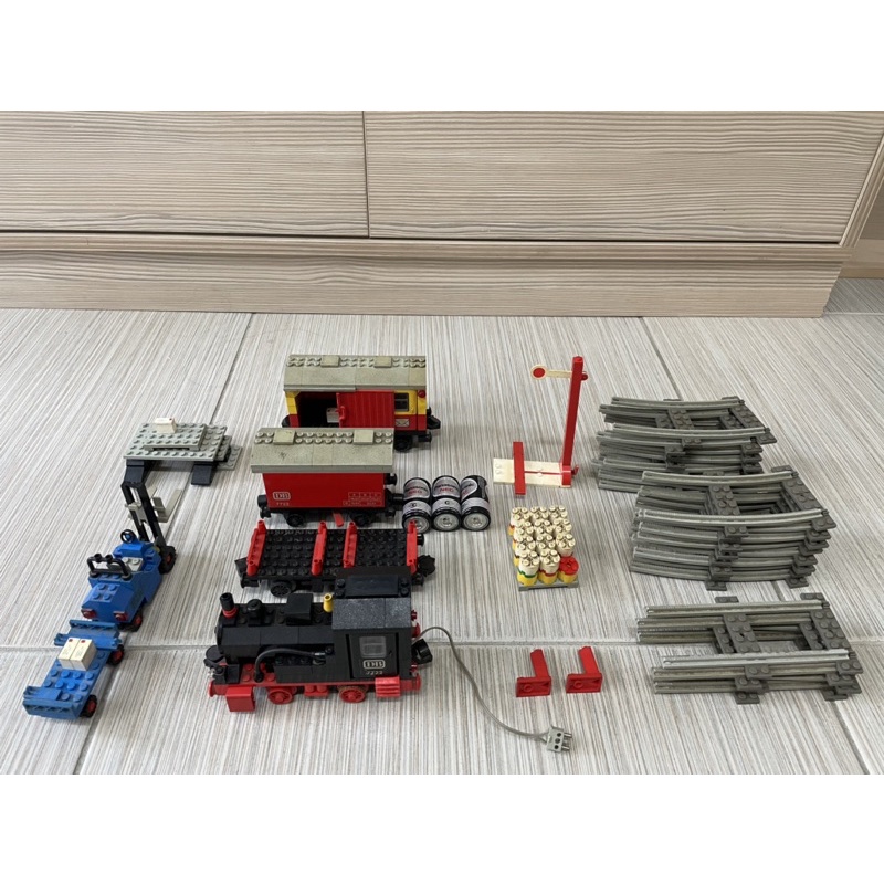 絕版1985 樂高 lego 7722 火車 鐵軌 老物 還可動