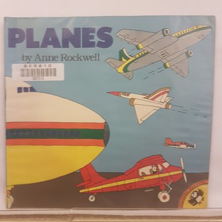 二手書📗英文繪本Planes//Anne Rockwell//交通工具