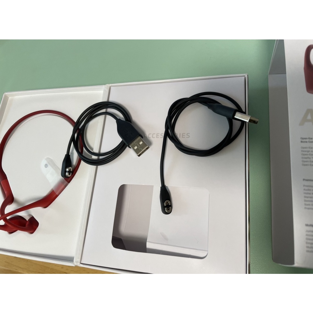 Aeropex AS800 原廠 USB 充電線 2條