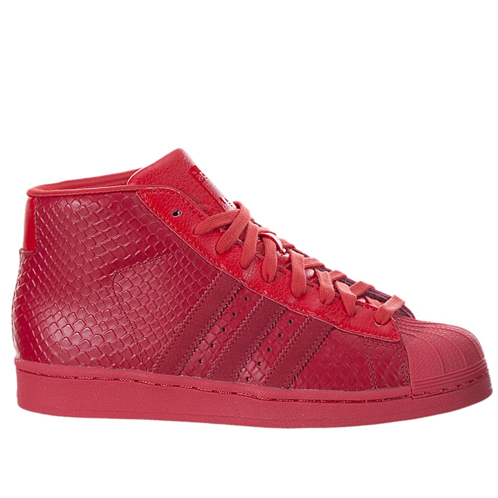 ADIDAS 女 PRO MODEL J RED 蛇紋 紅【A-KAY0 28折】【S85965】