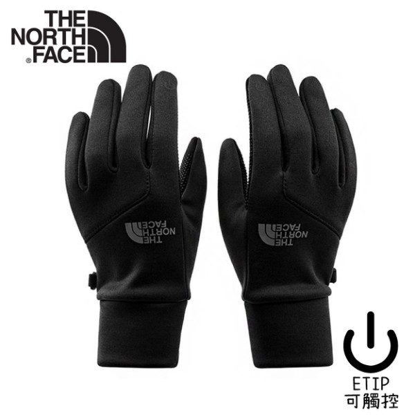 【The North Face 女 刷毛觸控保暖手套《黑》】3M5H/保暖可觸屏手套/機車手套/防滑手套/悠遊山水