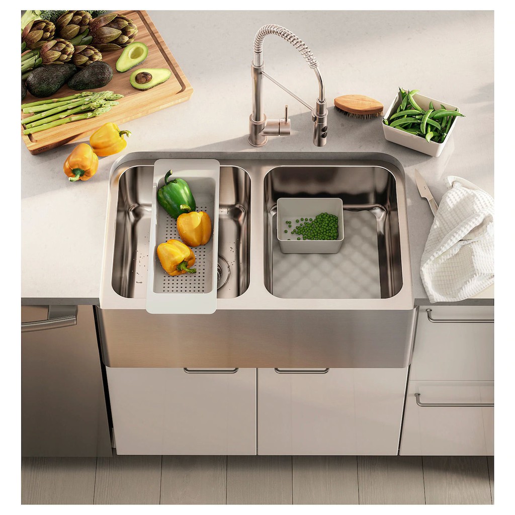 絡絡百寶囊 Ikea宜家正品倫瓦特濾碗水槽瀝水籃瀝水架廚房洗菜籃洗菜盆碗 蝦皮購物