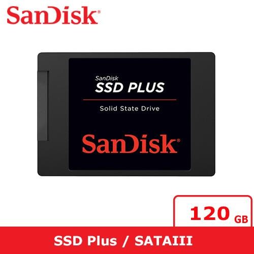 SanDisk 2.5吋 進化版 Plus 120G SATA3 SSD 固態硬碟