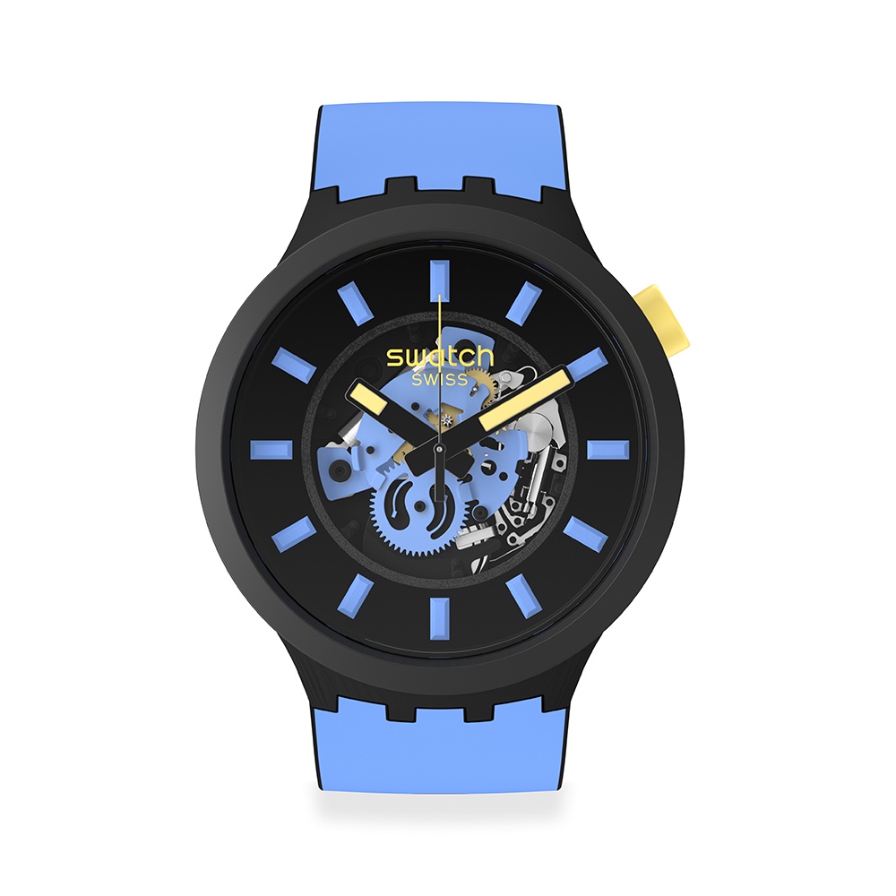 【SWATCH】BIG BOLD 手錶 生物陶瓷 TRAVEL BY DAY出遊47mm 瑞士錶SB03B108