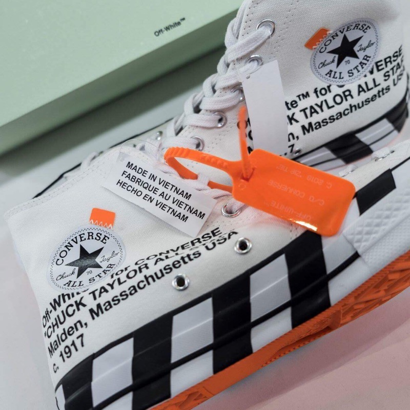 Off White c/o Virgil Abloh x CONVERSE CT ALL STAR 70s