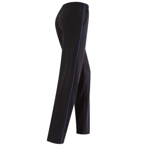 瑞多仕 DB-8898 中性排汗長褲(單芽斜口袋) 黑色/深藍紫色