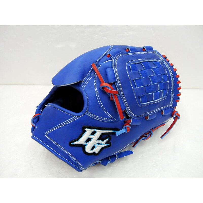日本品牌 Hi-Gold (HG) 高級牛皮 專業棒壘球手套 投手手套(BSDTW-10491)靛藍