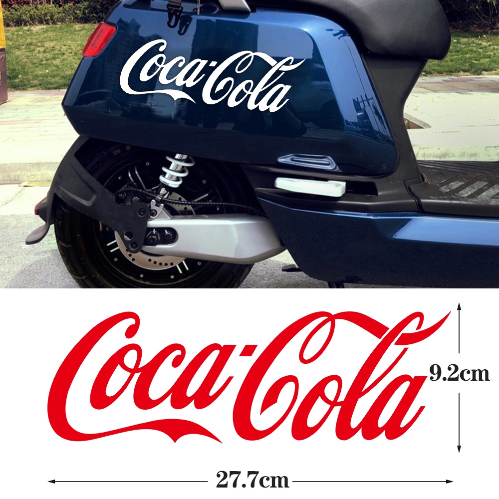 可口可樂可口可樂時尚摩托車貼紙摩托車側帶乙烯基貼花