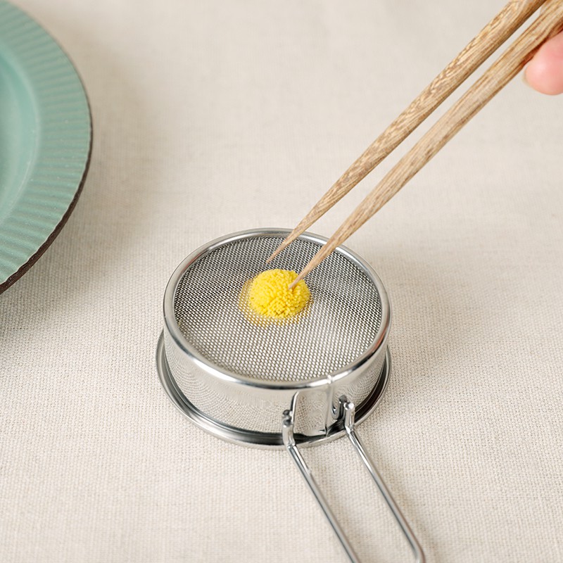 手工學習日本和果子迷你網篩 和果子練切篩豆篩和果子超細篩 美學工具