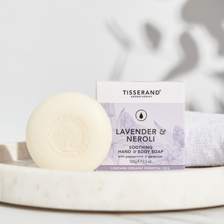 Tisserand 薰衣草與橙花精油香皂Lavender & Neroli Soothing Soap 100g