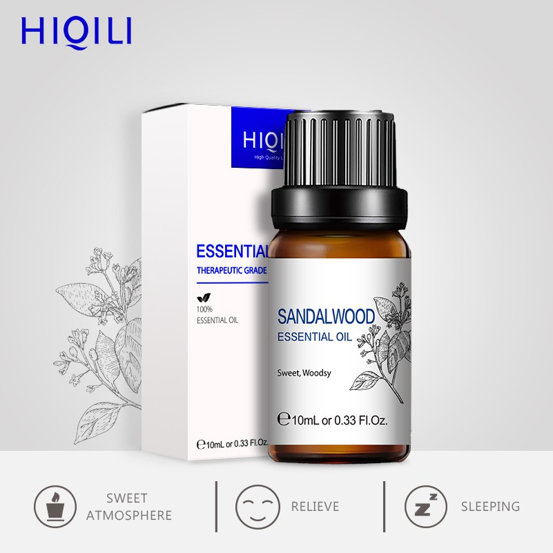 【HiQiLi】會七里檀香香薰加濕器專用室內家用100%純植物提取按摩單方精油
