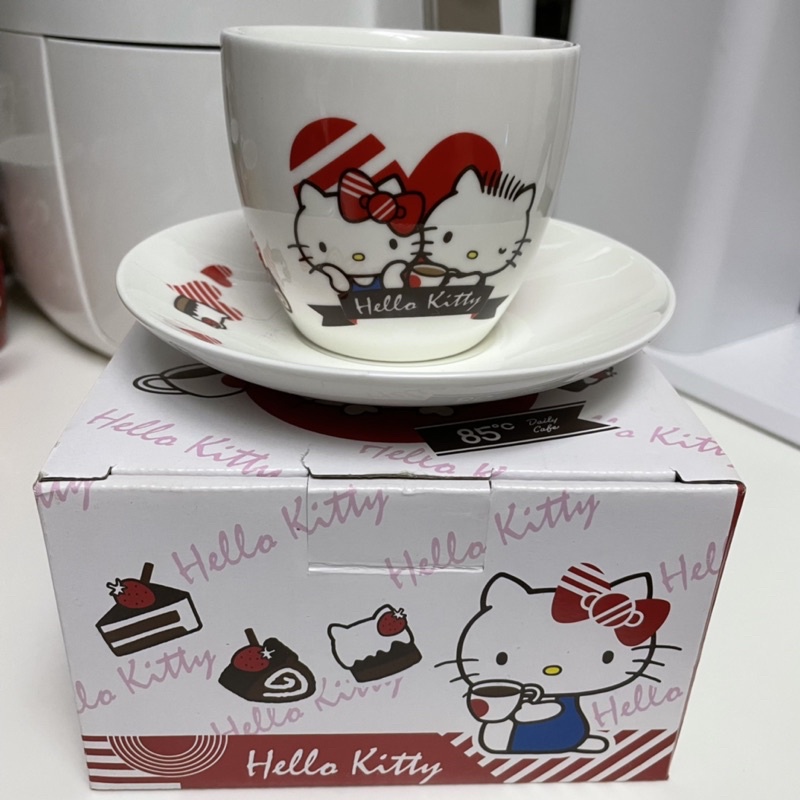 85度C Hello Kitty 下午茶杯盤組 全新