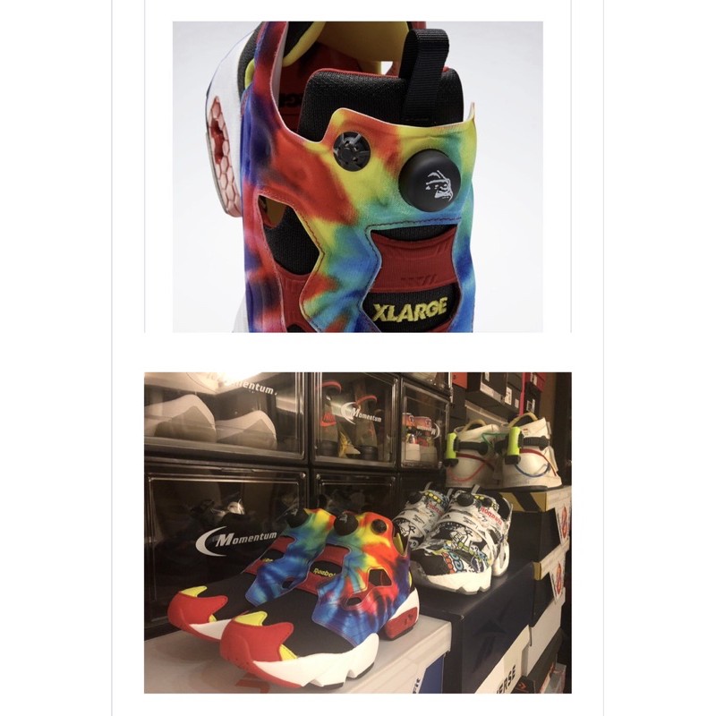 XLARGE × REEBOK INSTA PUMP FURY OG 彩色聯名 彩虹 FY3069