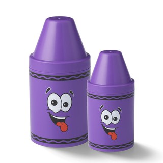 美國 Crayola 放大蠟筆造型收納筒 (紫)