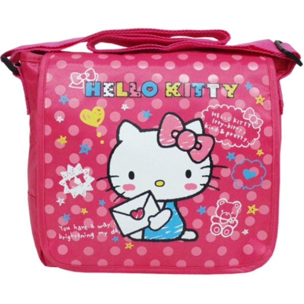 Hello Kitty直式側背袋【台灣正版現貨】