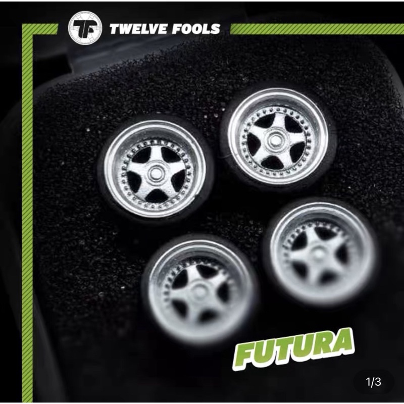 TF WHEELS OZ Futura 1/64 改裝輪圈 （MINIGT,INNO,KYOSHO ,TLV）