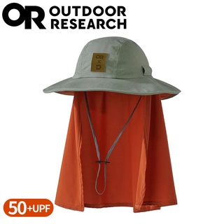 【Outdoor Research 美國 X DOVETAIL FIELD抗UV護頸帽《灰綠》】287980/圓盤帽