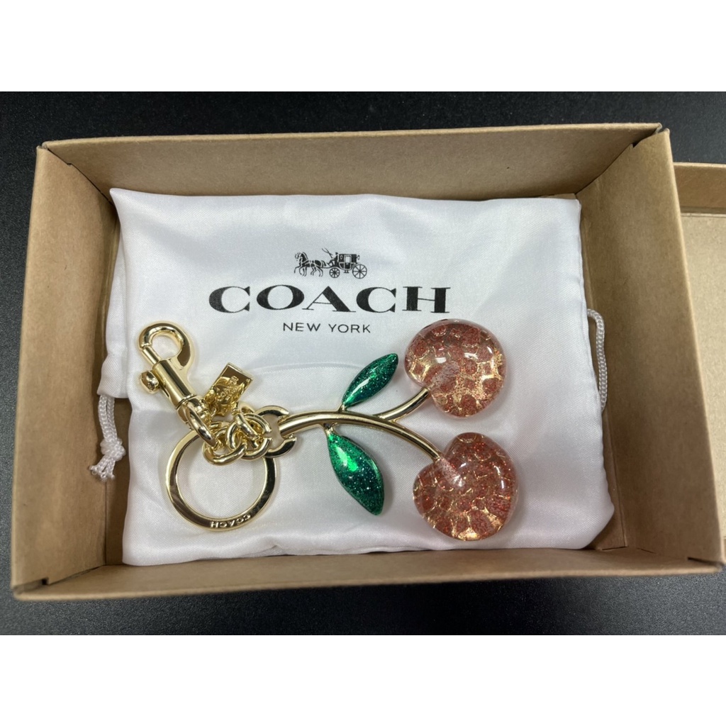 COACH 櫻桃 包包吊飾/鑰匙圈   NT600--贈品轉賣
