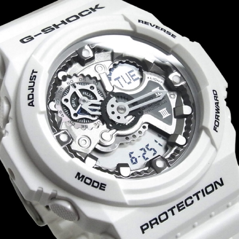 G-shock GA-300-7a 全新白色手錶