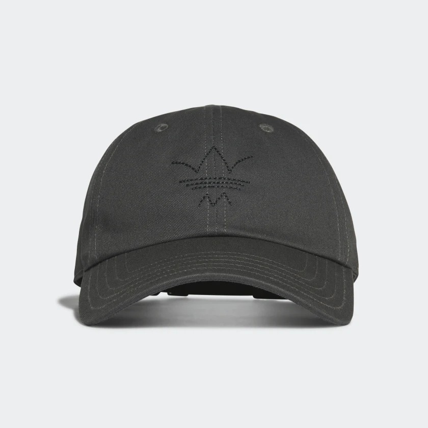 ADIDAS R.Y.V. DAD CAP 縫線LOGO 黑色 老帽 GN2278