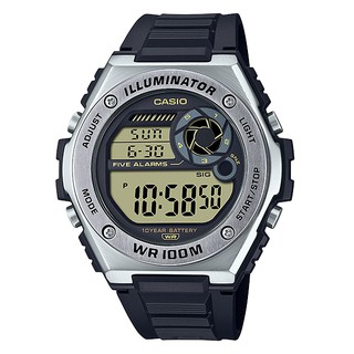 【CASIO】卡西歐 不鏽鋼外殼 運動錶 MWD-100H-9A 防水100米 臺灣卡西歐保固一年