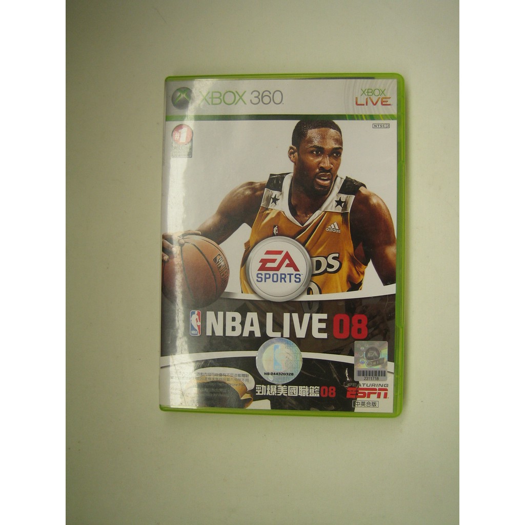 XBOX360 NBA LIVE 08 中英合版| 蝦皮購物