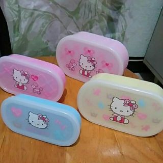 Hello Kitty 便當盒組 日本製 全新 #00005