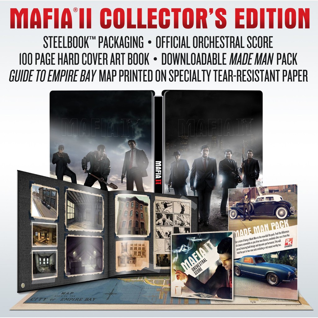 全新未拆 XBOX ONE 360 四海兄弟2 精裝鐵盒限定版 英文美版 Mafia 2 黑手黨2