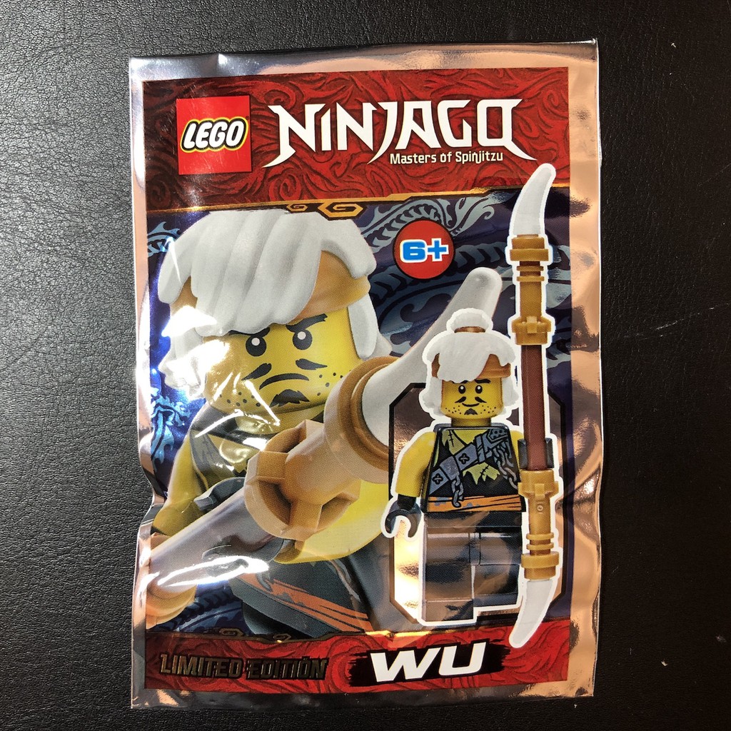 「樂高 軍團」LEGO 旋風忍者 NINJAGO 891945 70654 青年吳大師 Wu 鋁箔限量版 NJO467