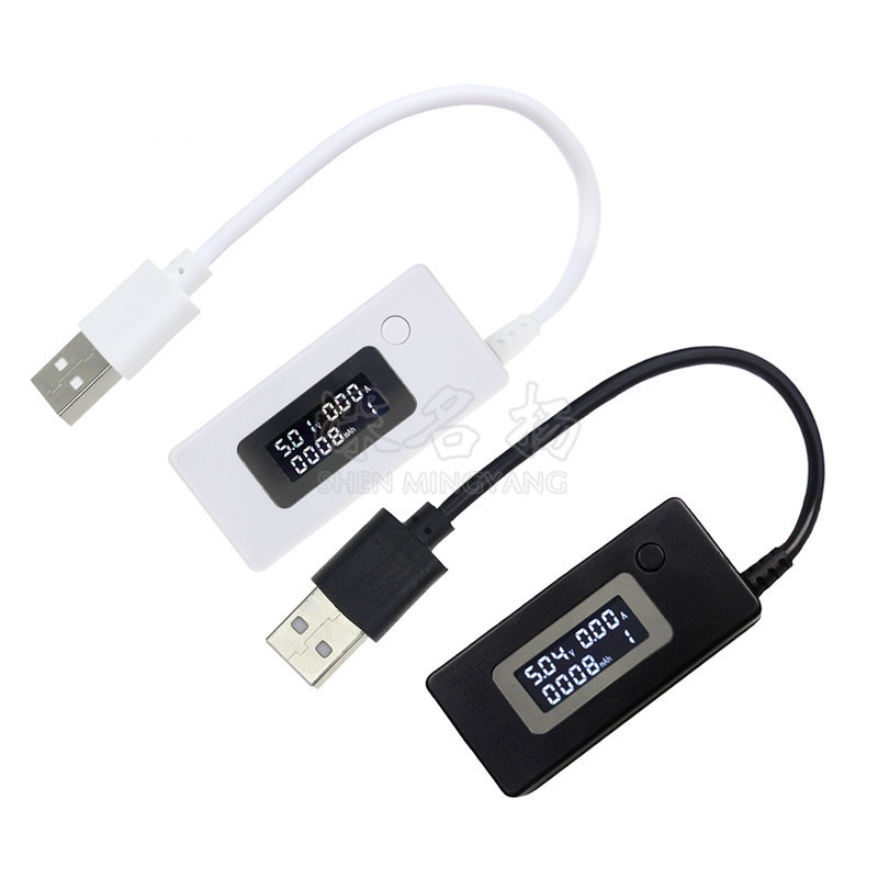 usb電流檢測電壓錶 USB電流電壓檢測儀 充電容量測試器檢測表
