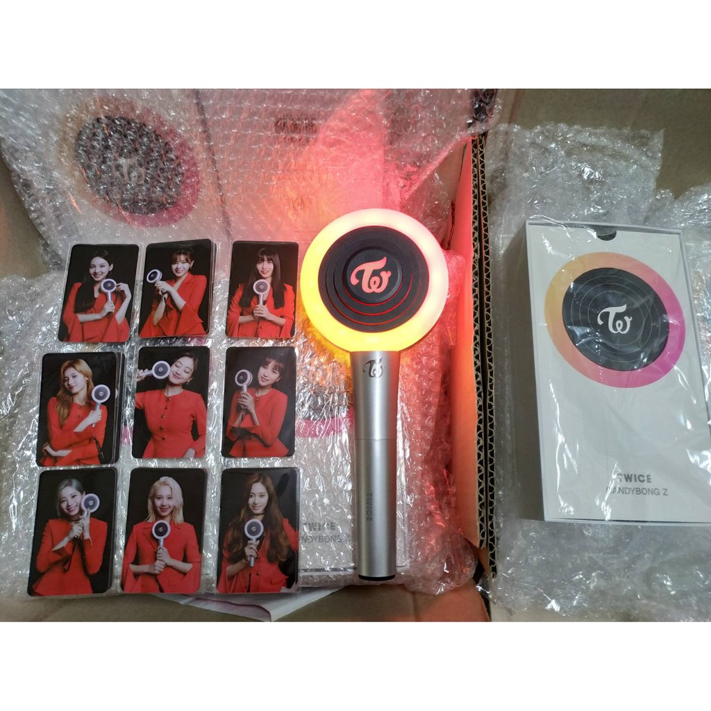現貨 售twice Candy Bong Z 二代官方手燈糖果棒應援棒 首批限量小卡 蝦皮購物