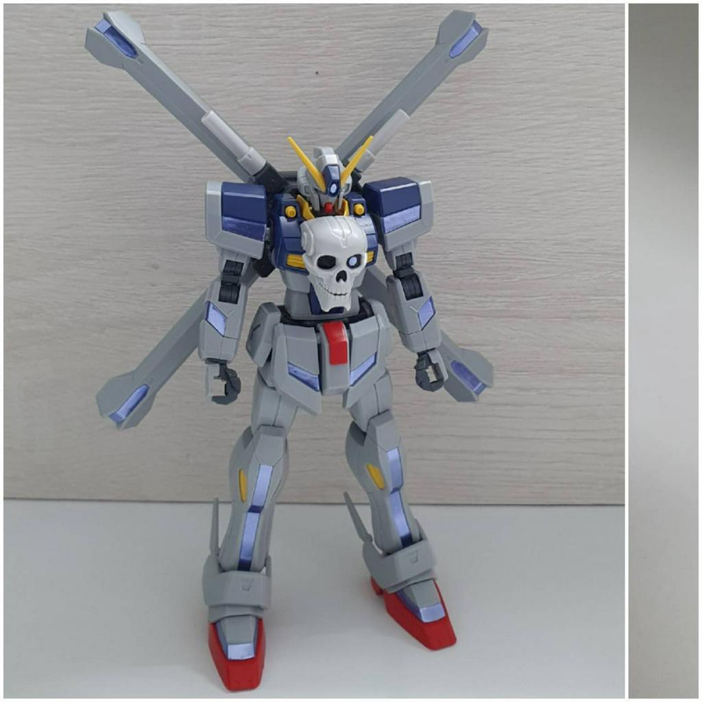 H152【米皇模型】HG 1/144 骷髏鋼彈 魔王 骨十字 Cross Bone Gundam Maoh