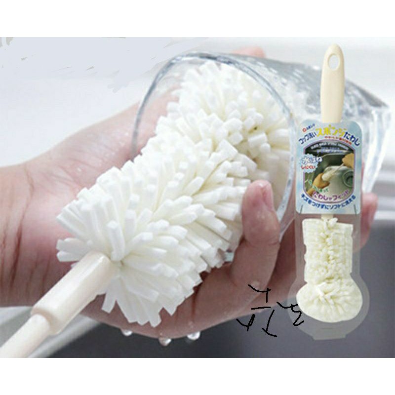 (( P先生現貨48H)) 外銷款 陶瓷玻璃 EVA發泡顆粒海棉刷 奶瓶刷
