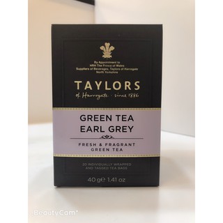 **愛洛奇**英國 TAYLORS 泰勒茶 伯爵綠茶 ( 2g*20入 )效期2026/3/31