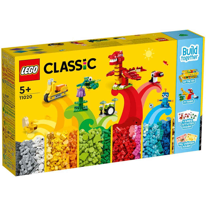 【周周GO】LEGO 11020 CLASSIC 一起拼砌 樂高 創意桶 1601PCS