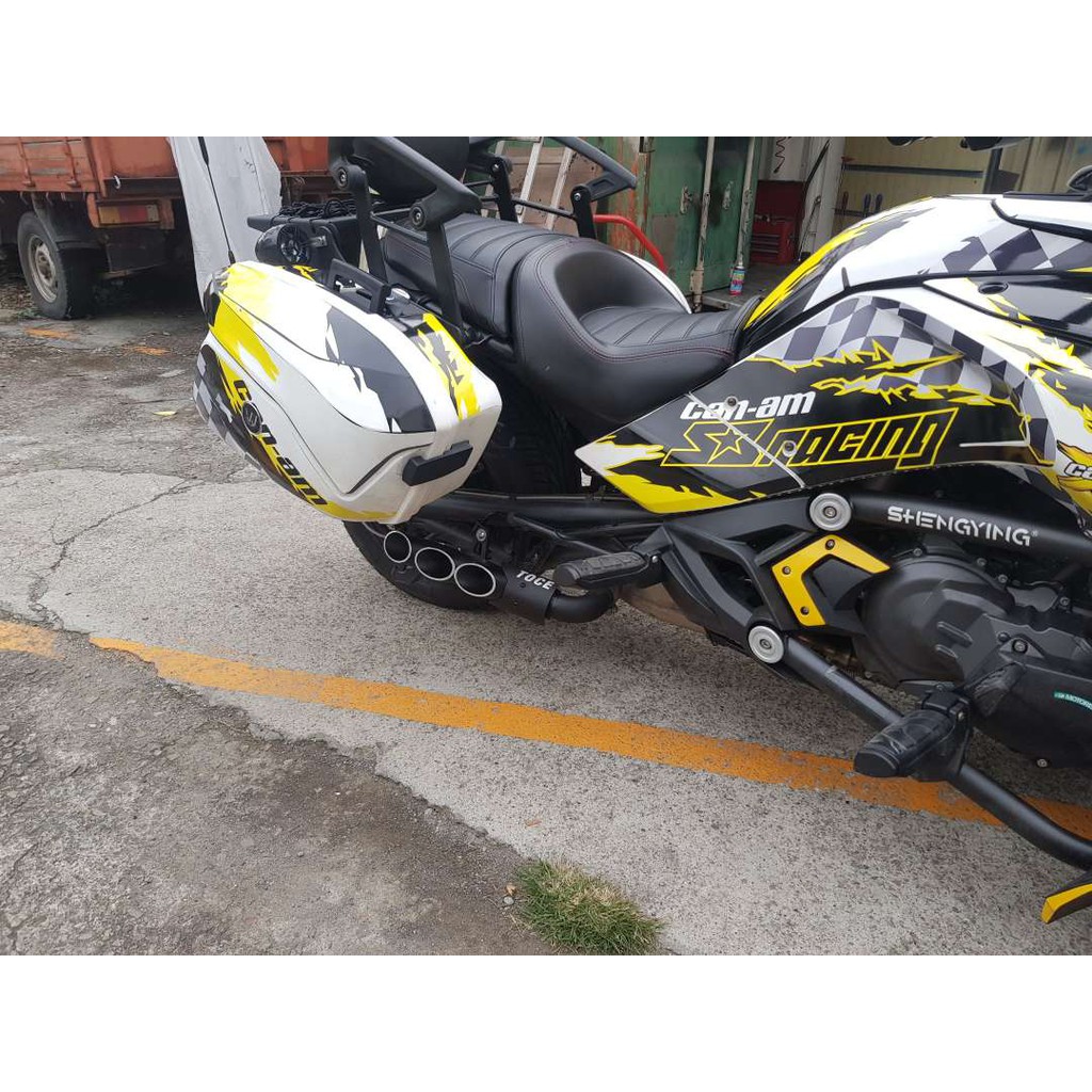 Brp Can Am Spyder F3 S 15 17 3出排氣管龐巴迪大三輪運動版 蝦皮購物